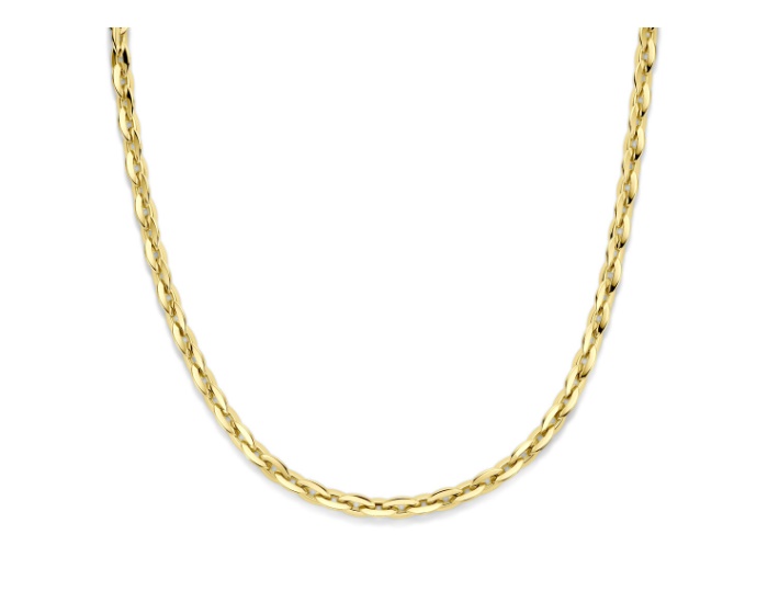 14krt gouden collier 8,5 mm 45,5 cm